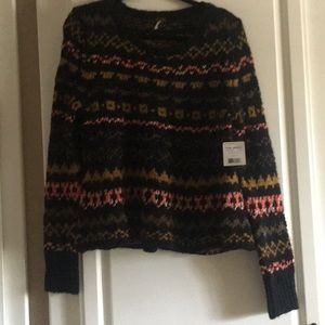 New! Free People cable knit Sweater